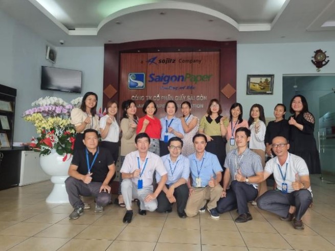 Mr. Long (bottom row, 3rd from the right) and colleagues from the Administration Section