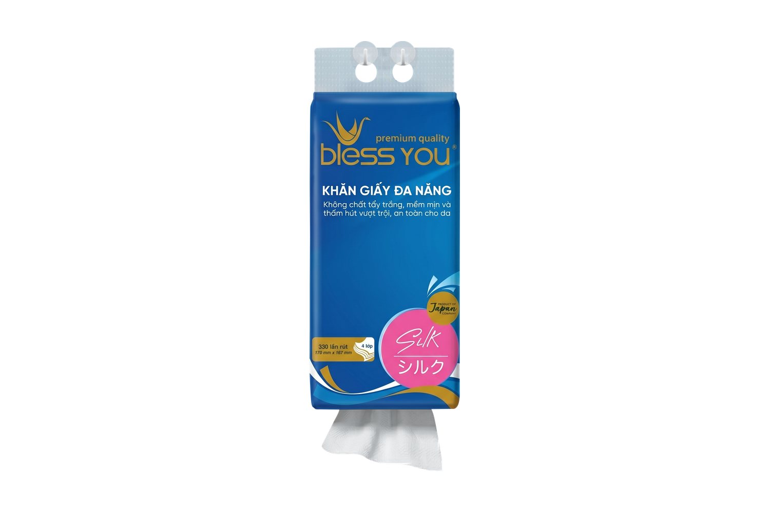 Khăn giấy đa năng Bless You Silk 1
