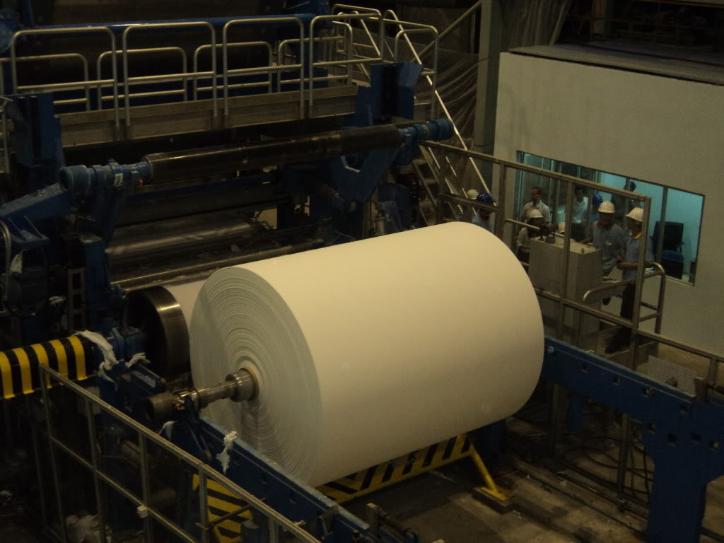Giấy Sài Gòn vận hành thành công máy xeo giấy Tissue PM6
